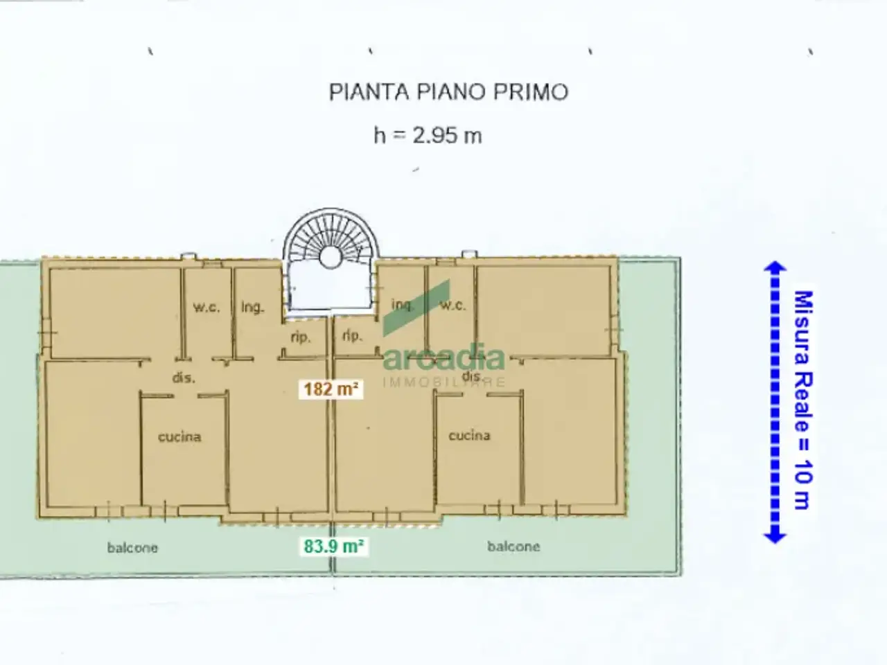 Ufficio in Via San Giorgio Martire 22, Bari, {3} - Planimetria 1