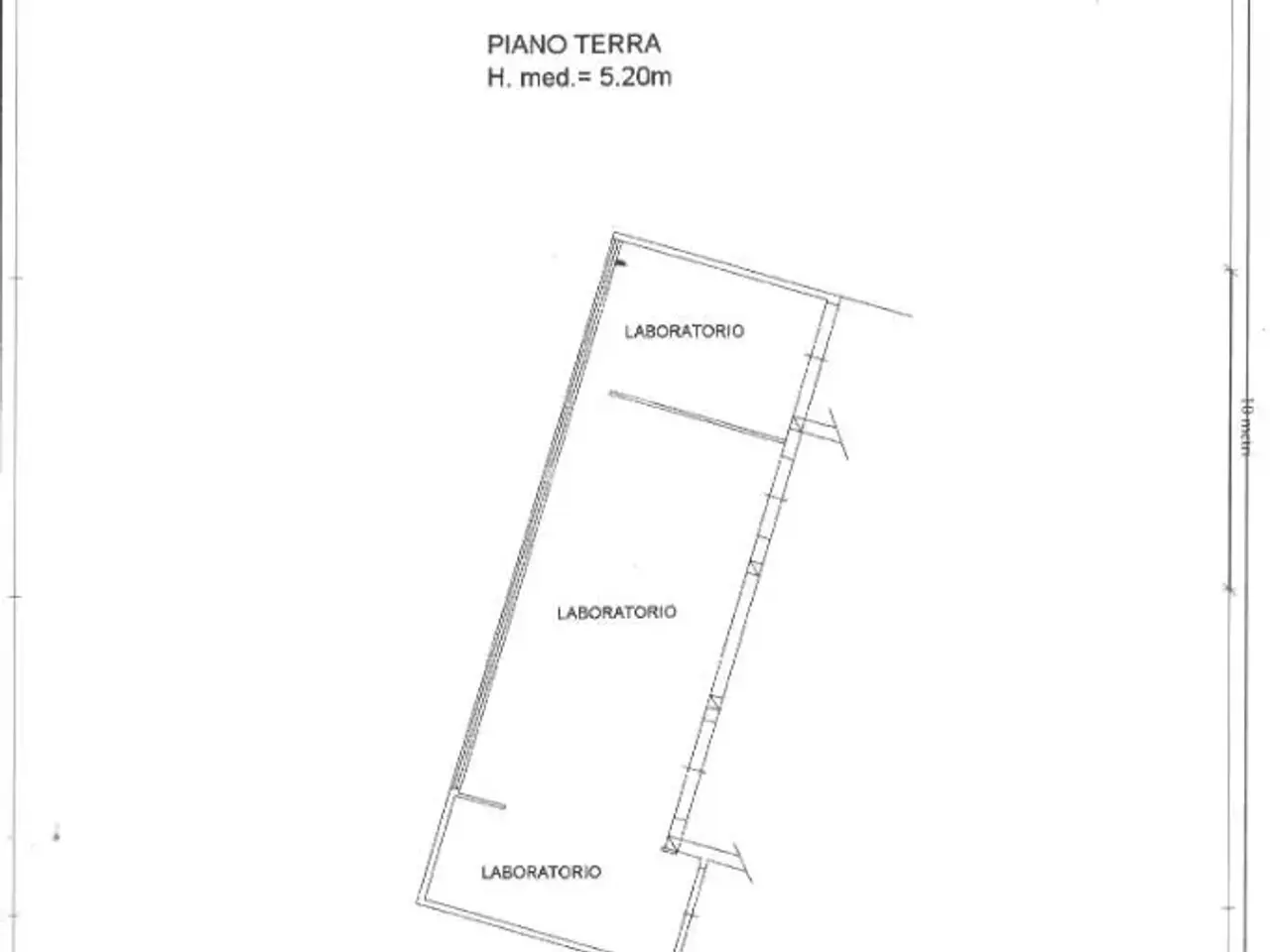 Capannone in Via Giacomo De Matthaeis 16, Frosinone, {3} - Planimetria 1