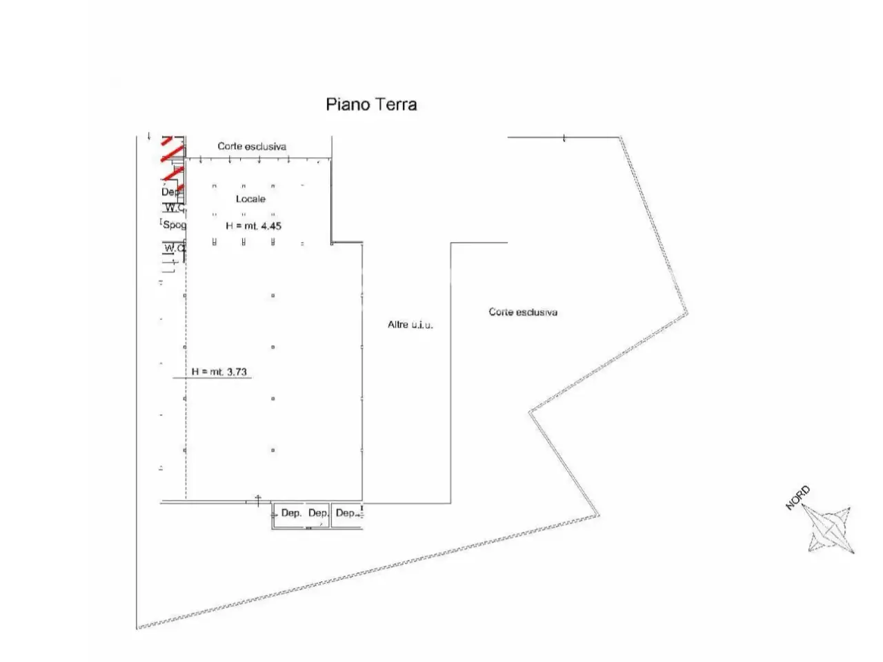 Negozio in Via Panoramica 45, Lanciano, {3} - Planimetria 1