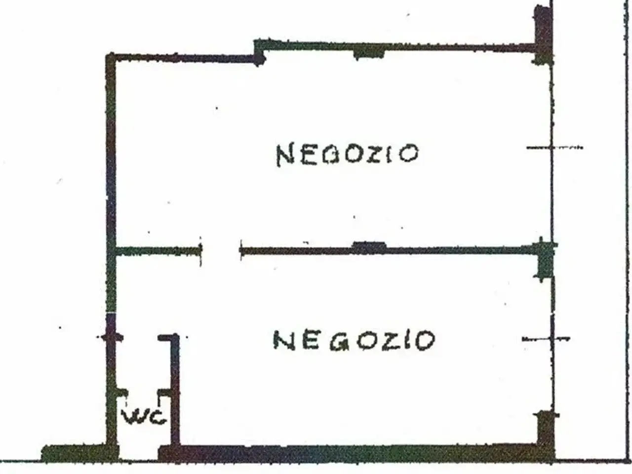 Negozio, Venezia - Planimetria 1