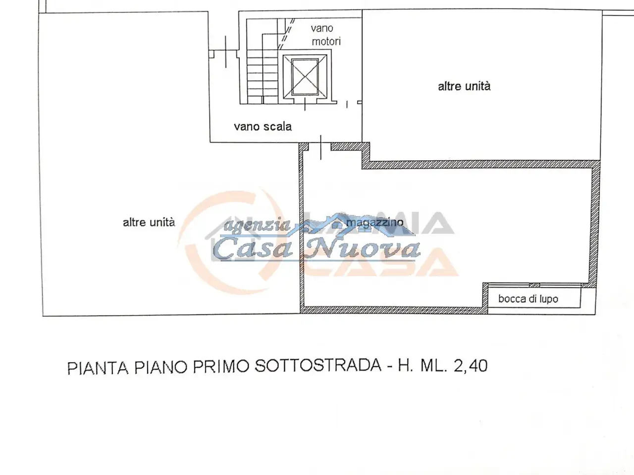 Magazzino in Via Romea, N. 65/I Bis Legnaro (Pd), Ponte San Nicolo', {3} - Planimetria 1