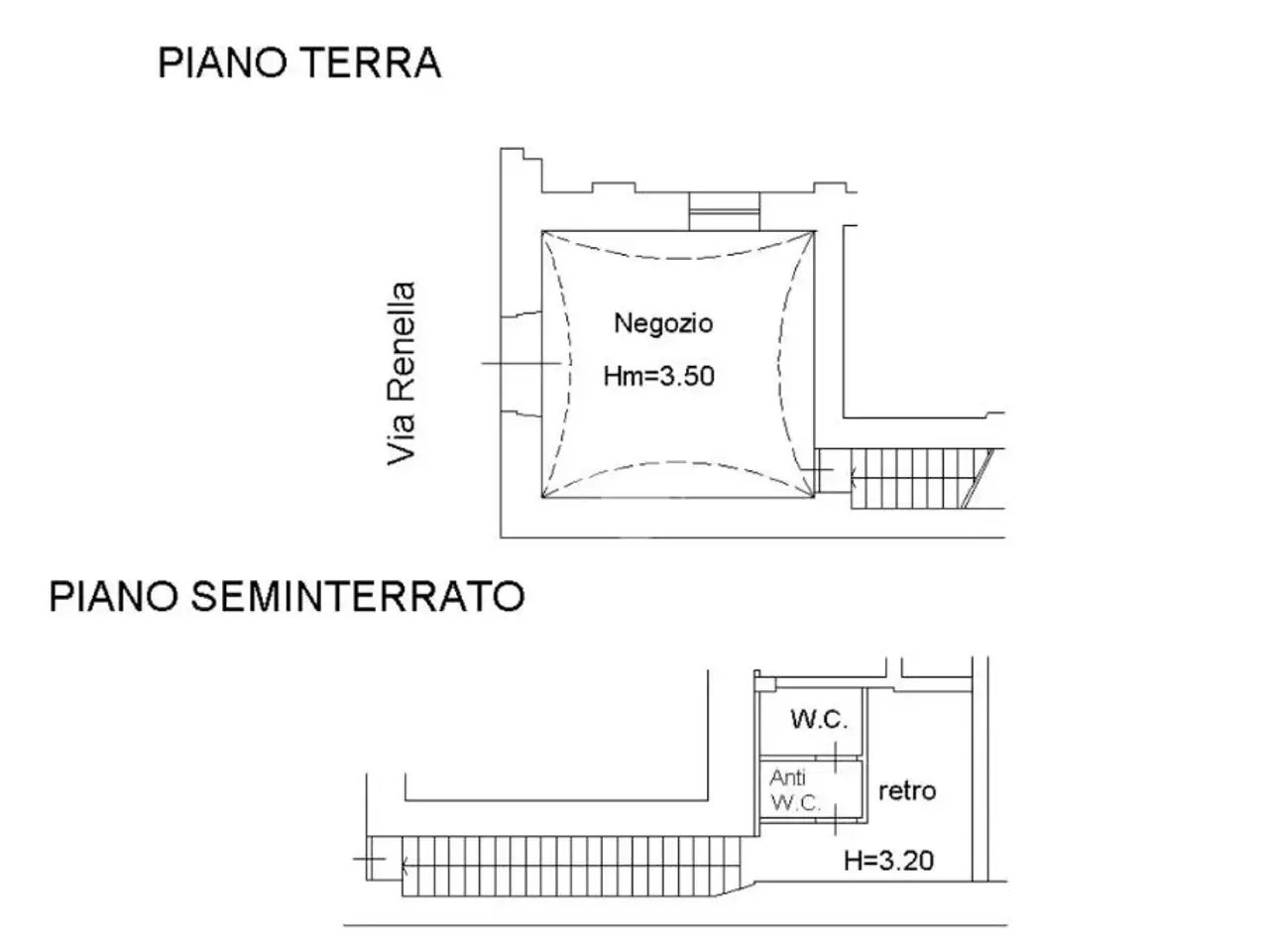 Negozio in Via Fulvio Renella 8, Caserta, {3} - Planimetria 1