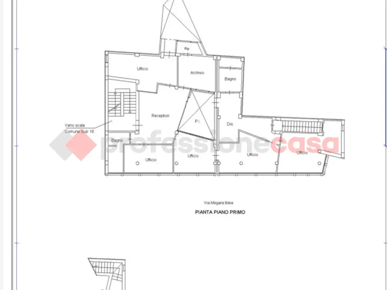 Ufficio in Via Megara Iblea 53, Priolo Gargallo, {3} - Planimetria 1