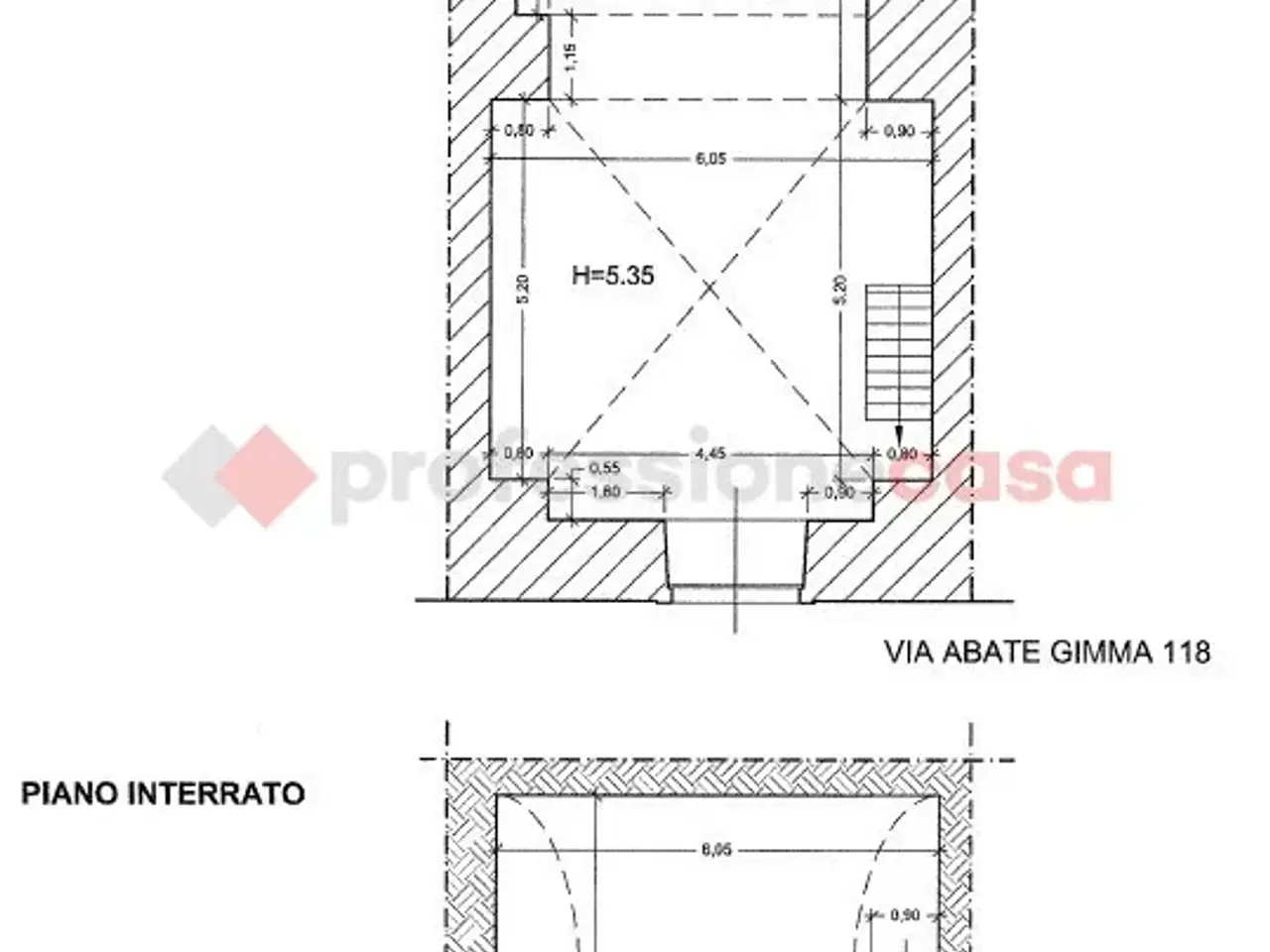 Negozio in Via Abate Gimma  118 , Bari, {3} - Planimetria 1