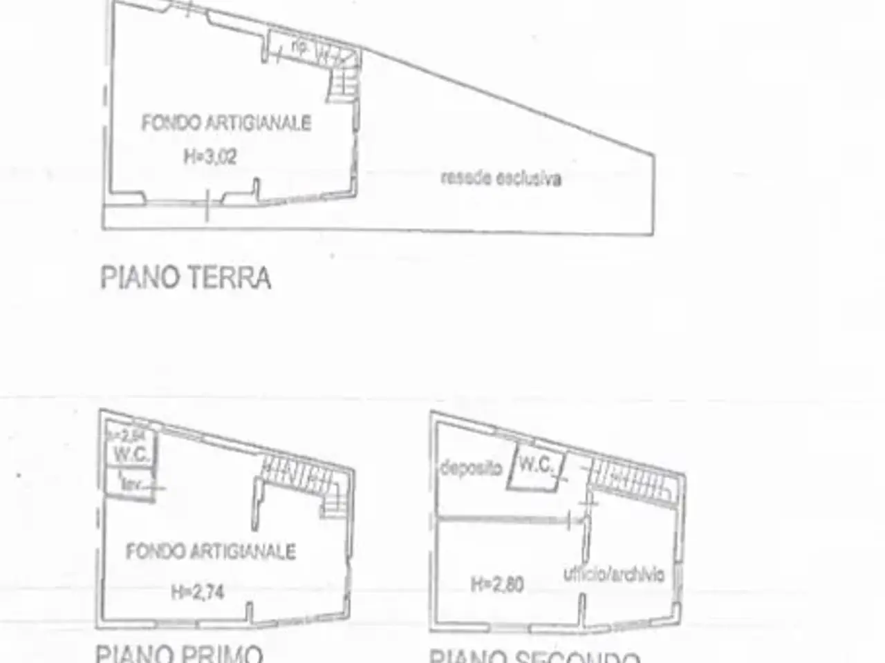 Negozio in Via Pesciatina 1209, Lucca, {3} - Planimetria 1