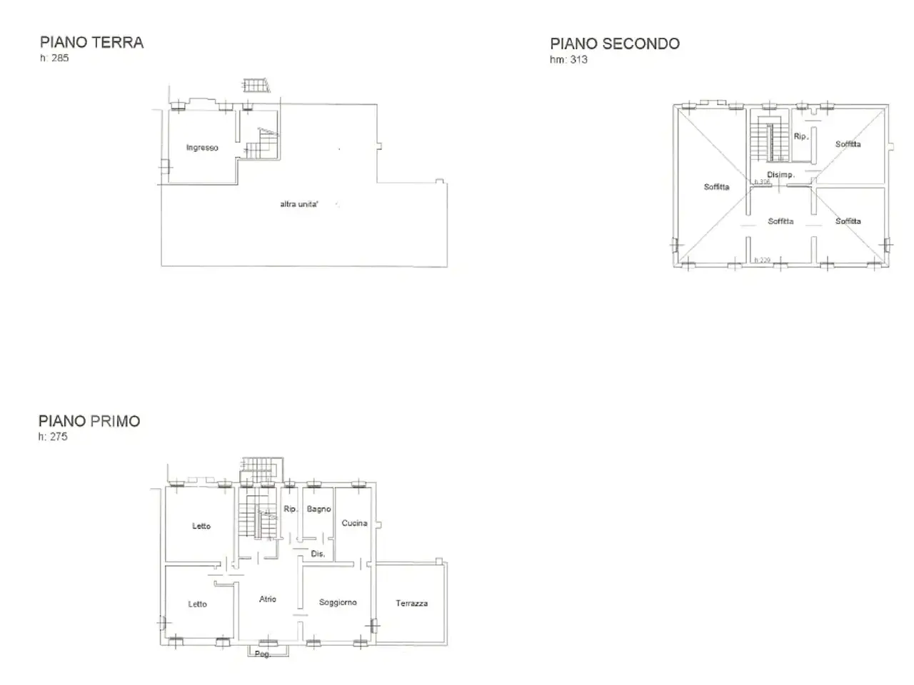 Palazzina commerciale in , Pettorazza Grimani, {3} - Planimetria 1