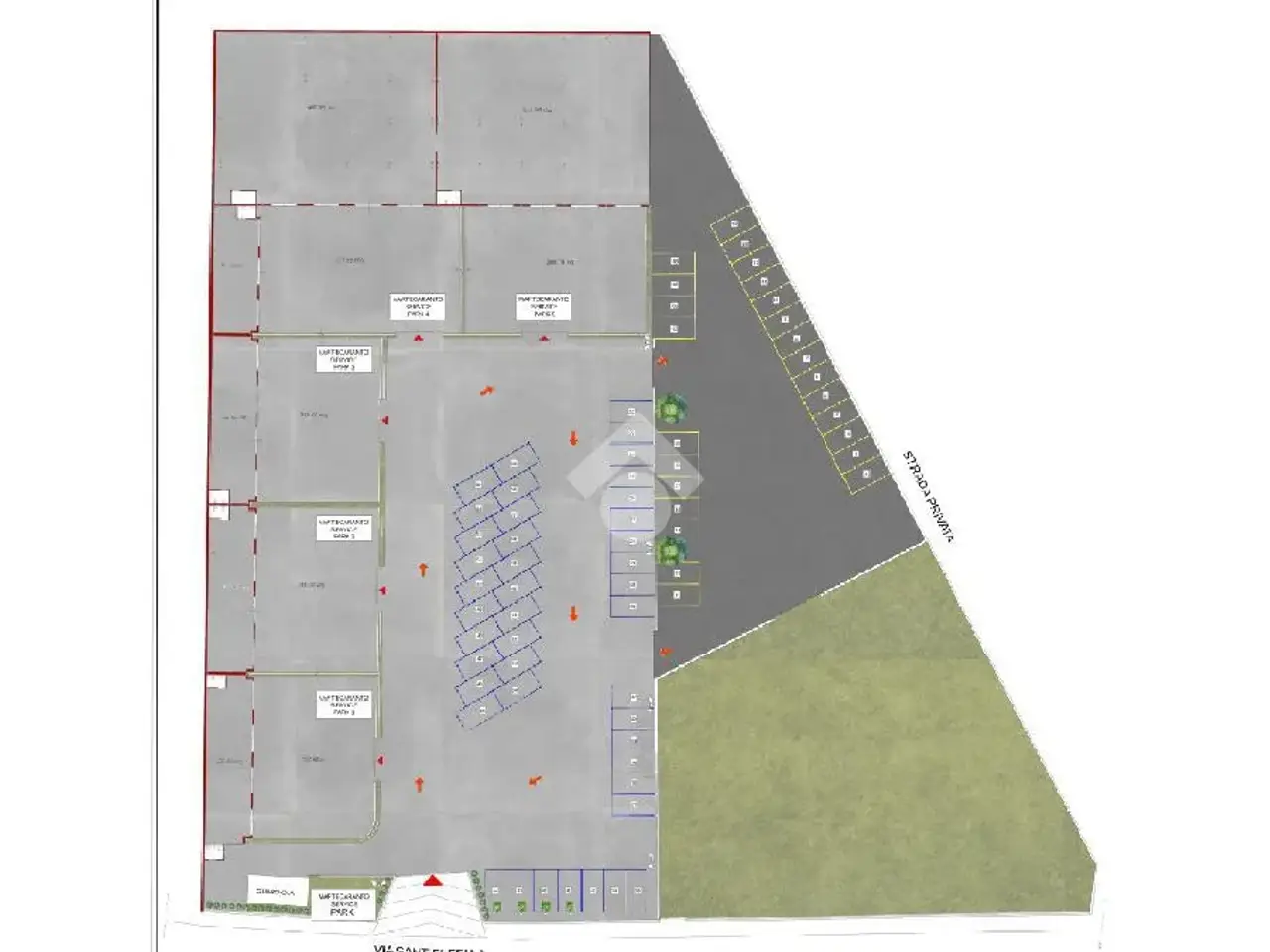 Magazzino in Via Sant' Eufemia 42, Cardito, {3} - Planimetria 1