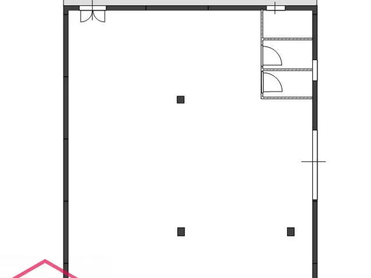 Magazzino in Via Beethoven 40, Potenza Picena, {3} - Planimetria 1