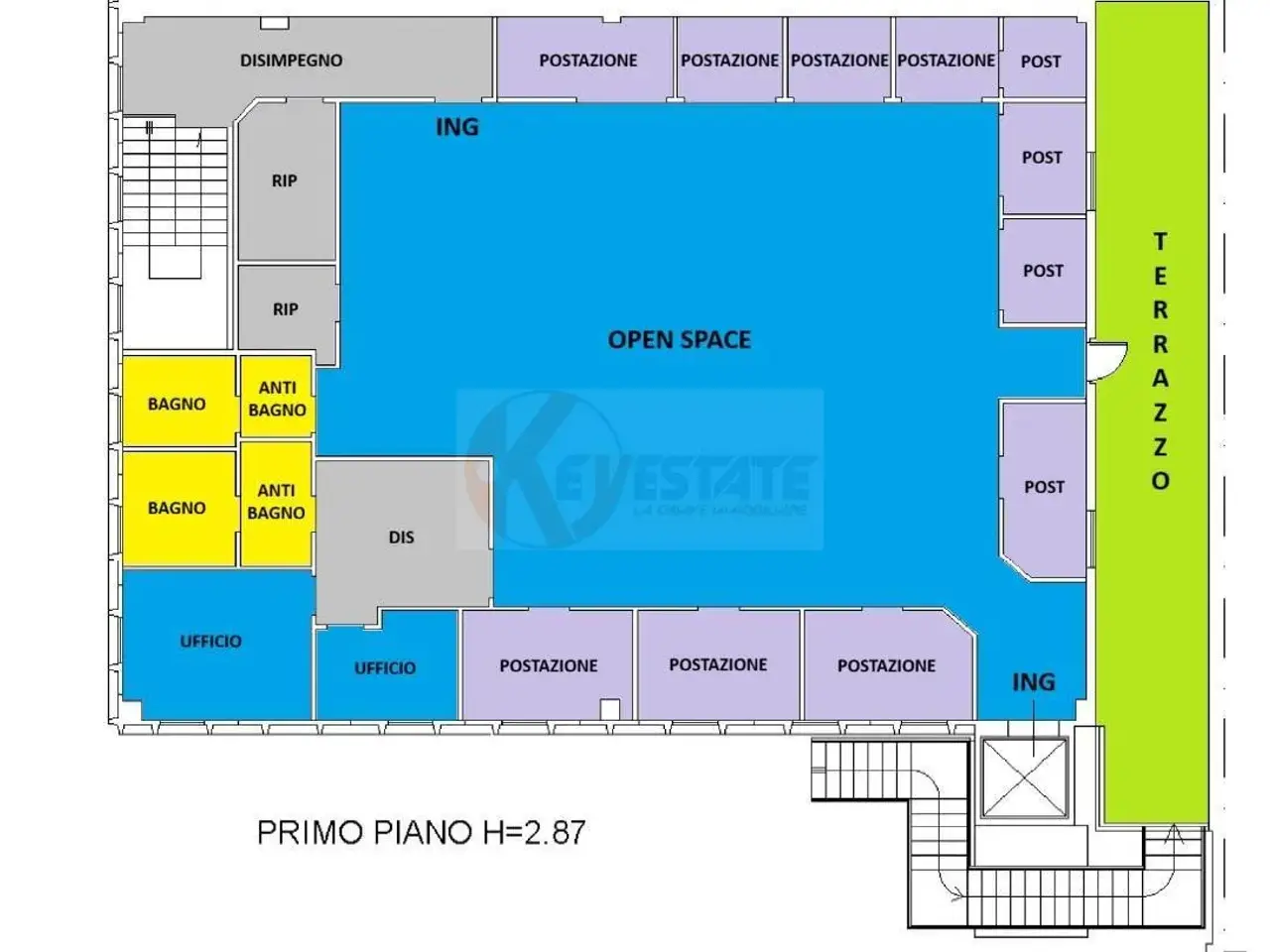 Negozio in Predda Niedda Sud Str.23, Sassari, {3} - Planimetria 1