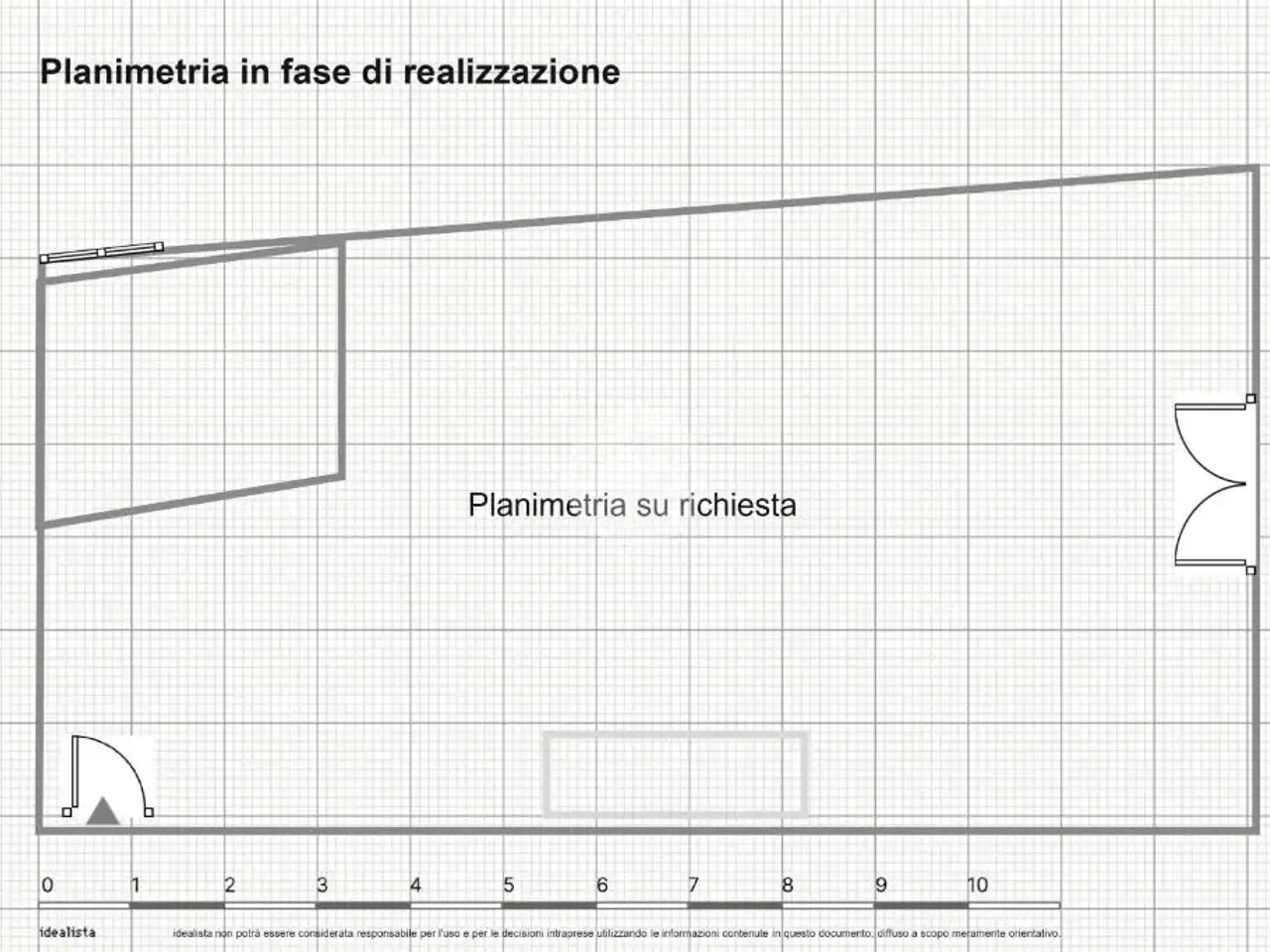 Ufficio in Contrada Pozzo dell'Olmo 18, Brescia, {3} - Planimetria 1