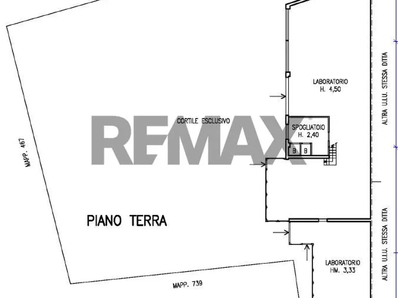 Laboratorio in Via De Gasperi 31, Cava Manara, {3} - Planimetria 1