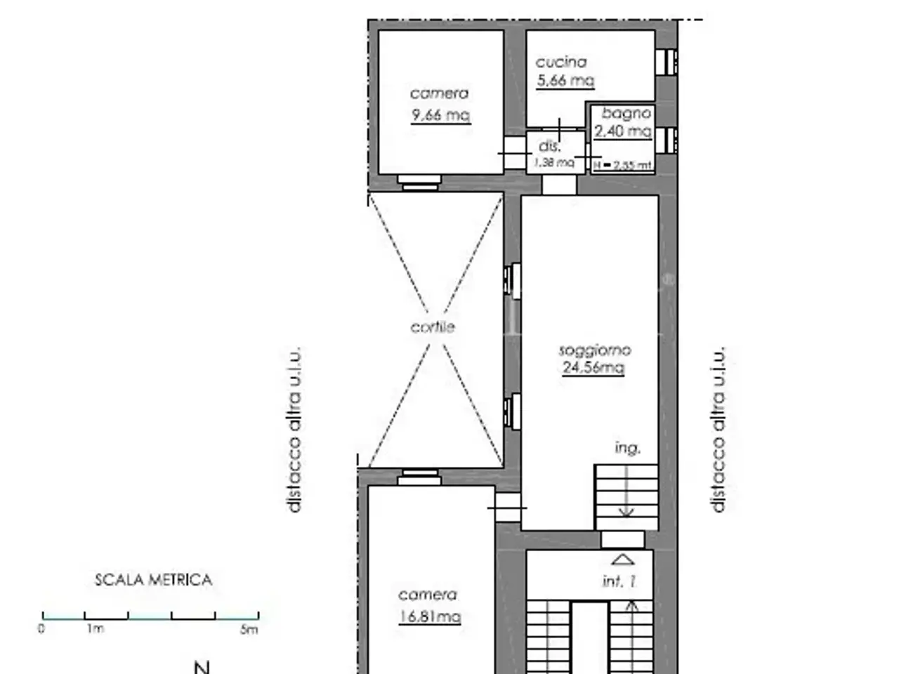 Palazzina commerciale in Via di San Giacomo 18, Roma, {3} - Planimetria 1