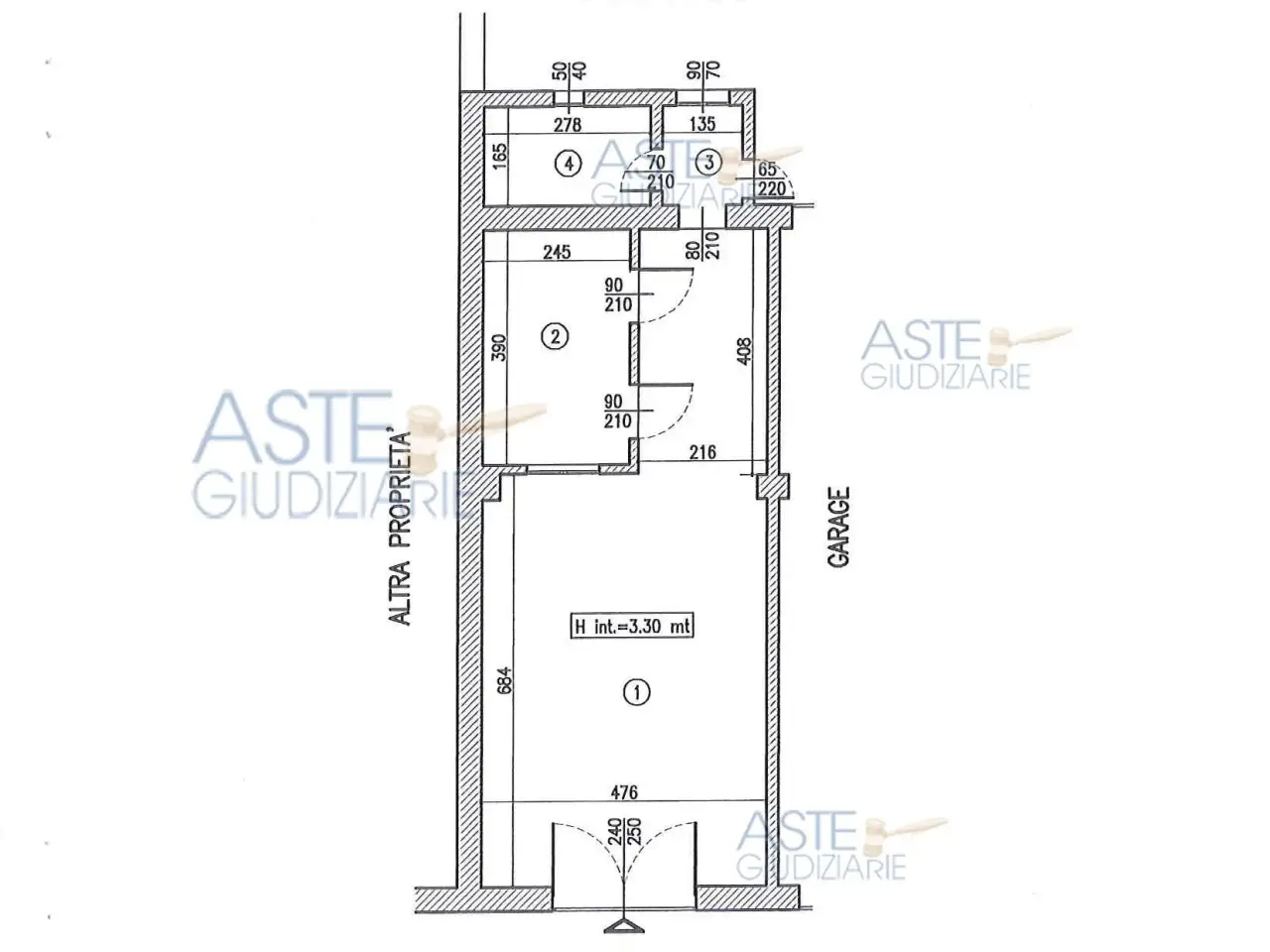 Magazzino in Via Faggiano, 15a, 74020 Roccaforzata Ta, Italia 15a, Roccaforzata, {3} - Planimetria 1