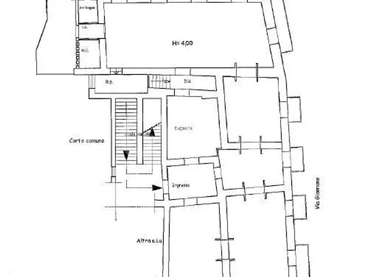 Palazzina commerciale in , Marigliano, {3} - Planimetria 1