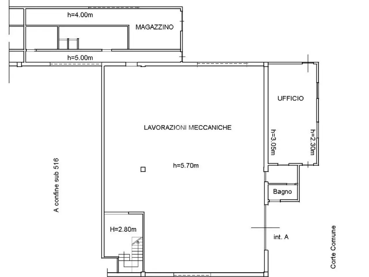 Capannone in Via Cancelliera 58, Ariccia, {3} - Planimetria 1
