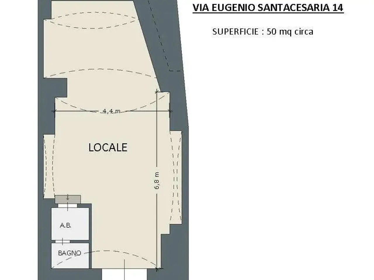 Palazzina commerciale in Via Eugenio Santacersaria 14, Mesagne, {3} - Planimetria 1
