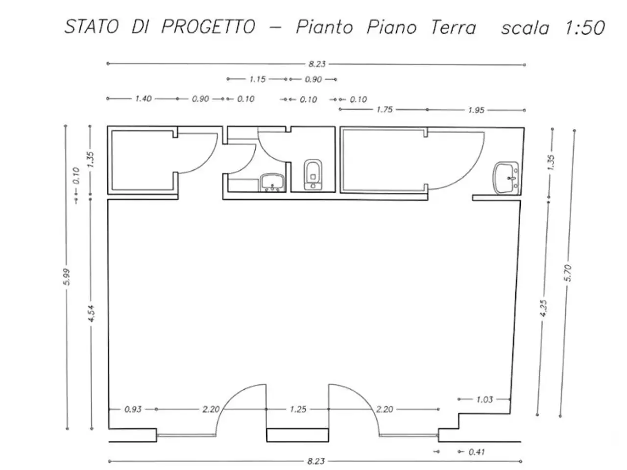 Negozio in Via Ponte del Lepri, Bagno A Ripoli, {3} - Planimetria 1