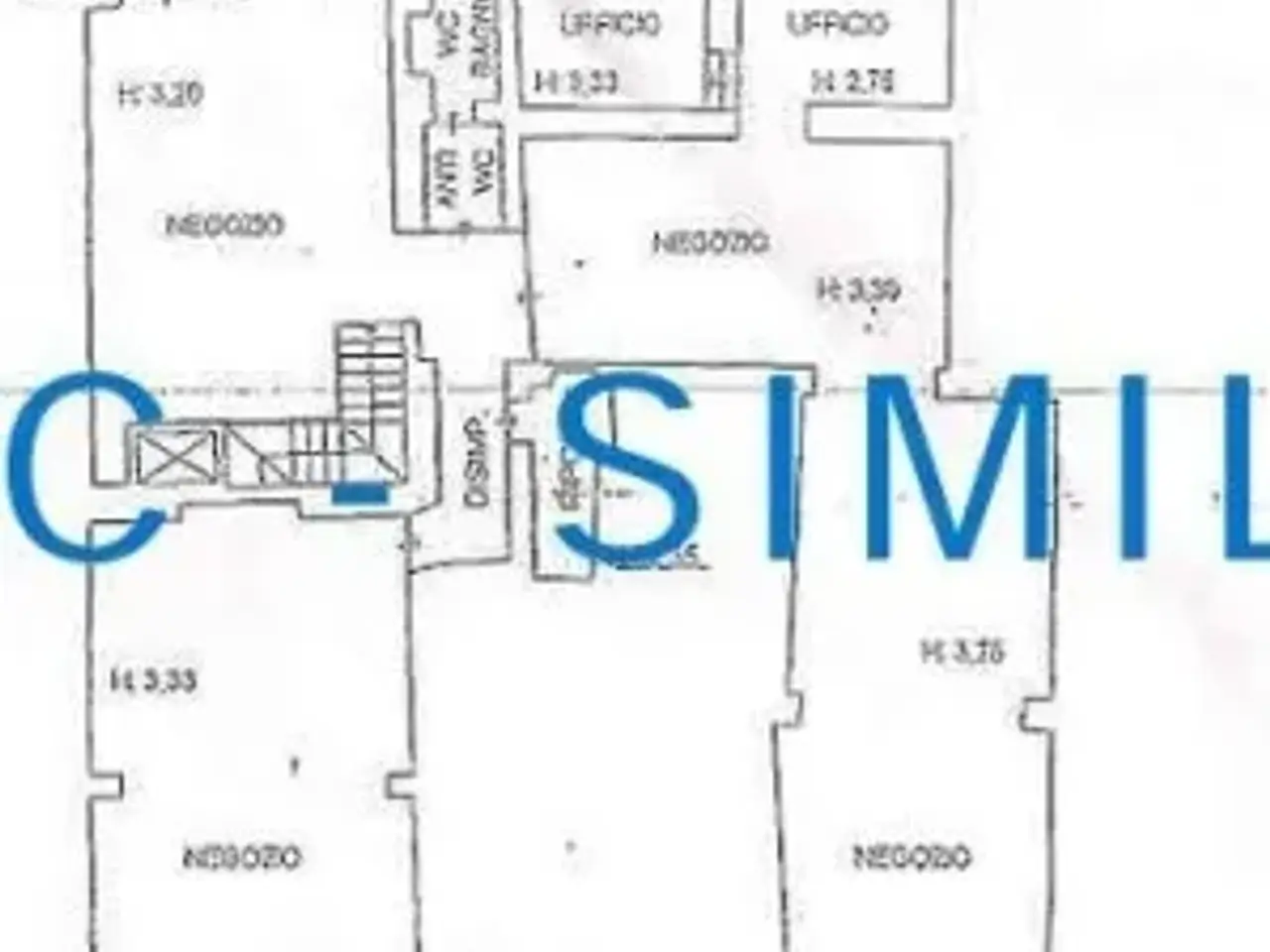 Negozio in Piazza della Stazione 5, Firenze, {3} - Planimetria 1