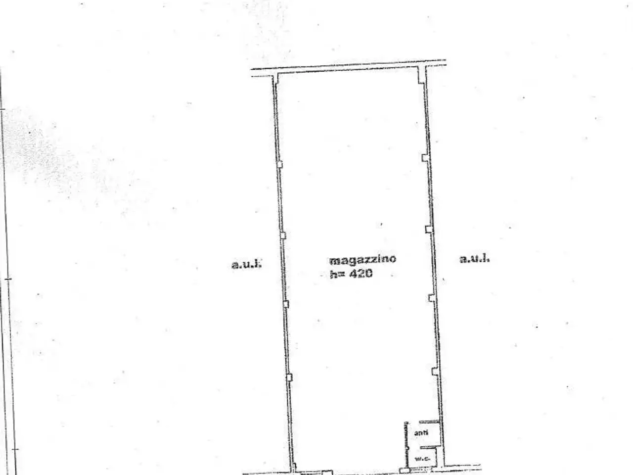 Capannone in Via Agucchi  84/6, Bologna, {3} - Planimetria 1