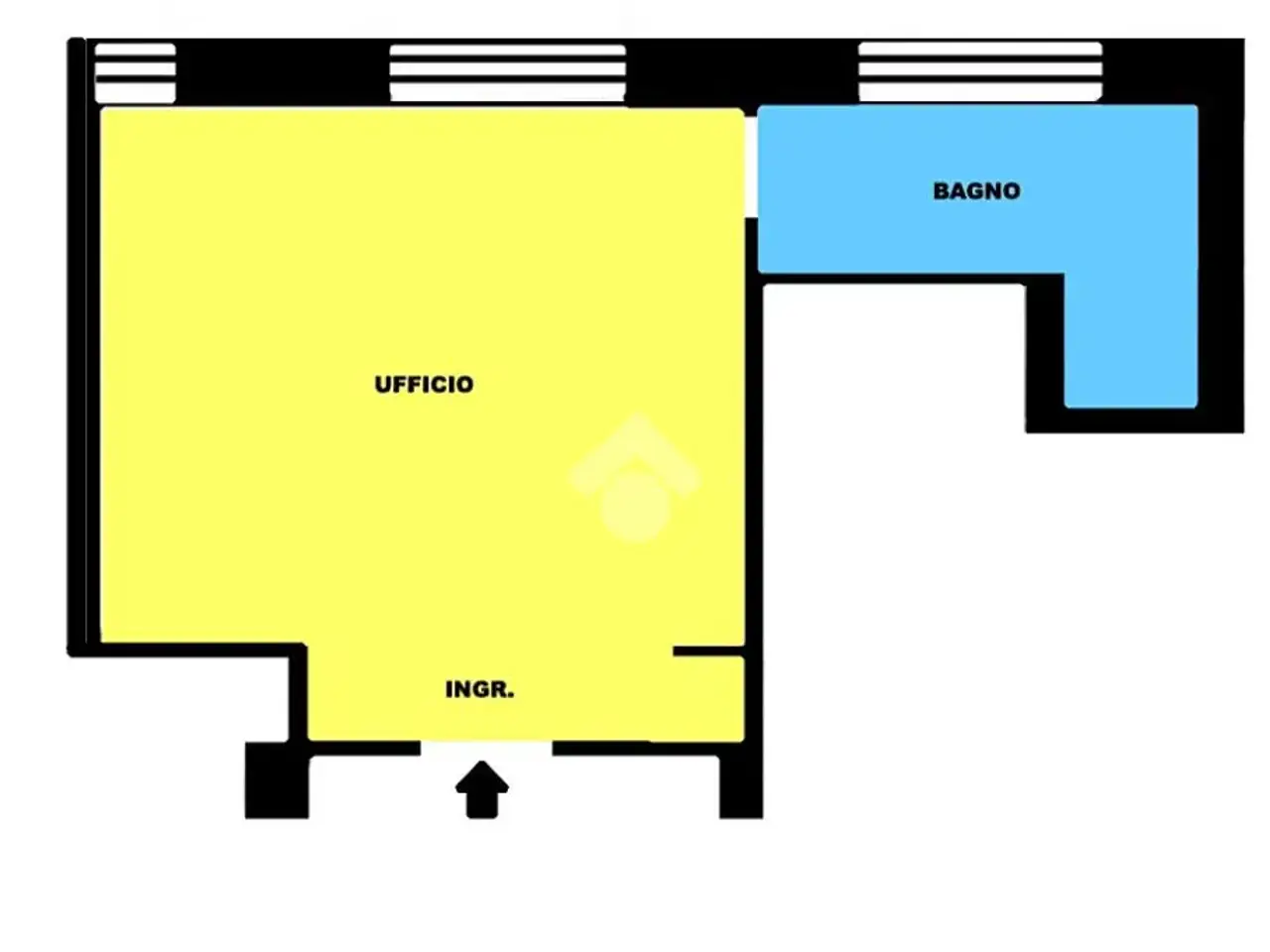 Ufficio in Via Pallanza 6, Milano, {3} - Planimetria 1