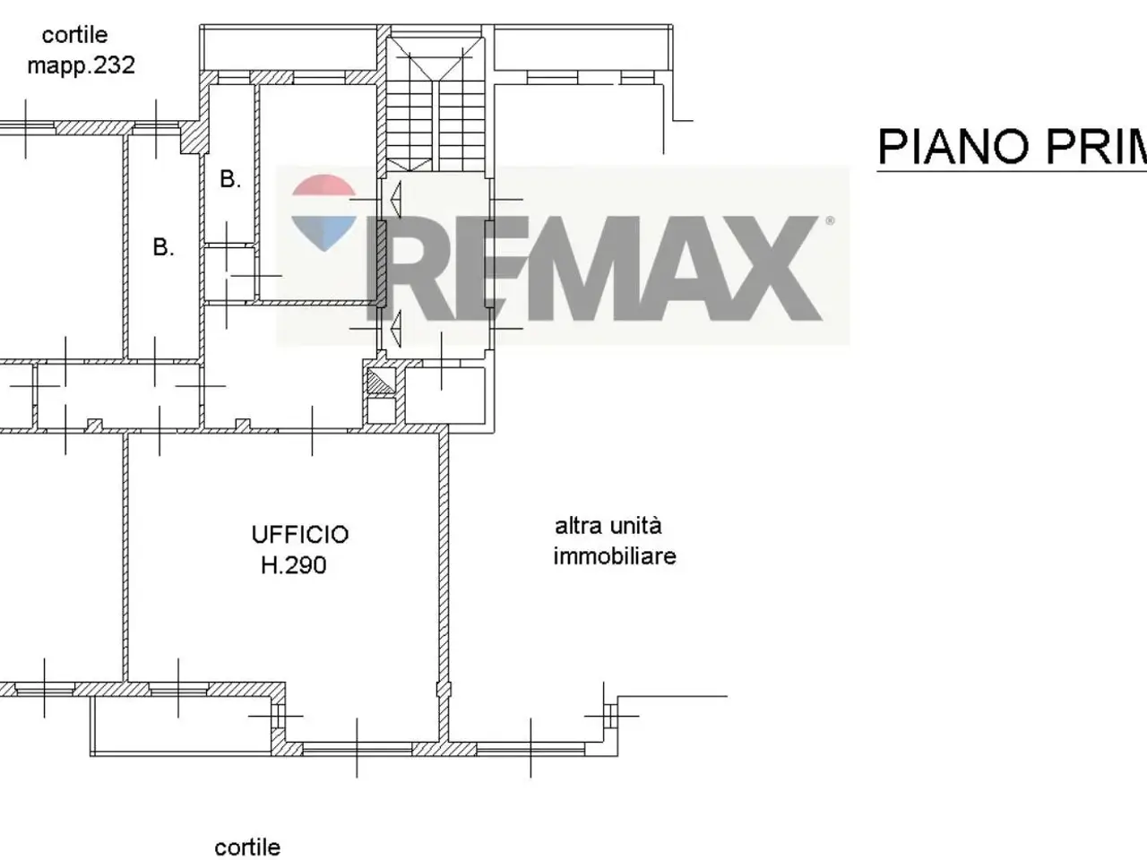 Ufficio in Via Carlo Goldoni 2, Milano, {3} - Planimetria 1
