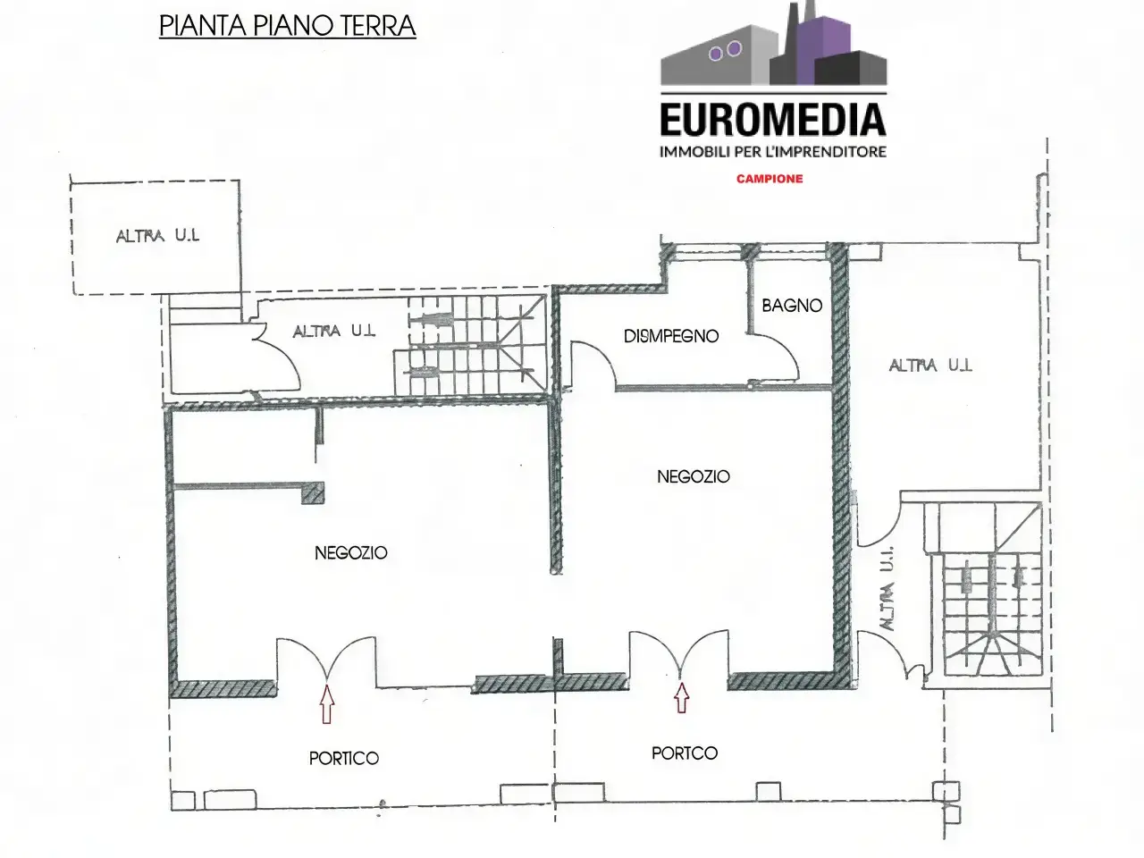 Negozio in Via degli Alpini, Caldiero, {3} - Planimetria 1
