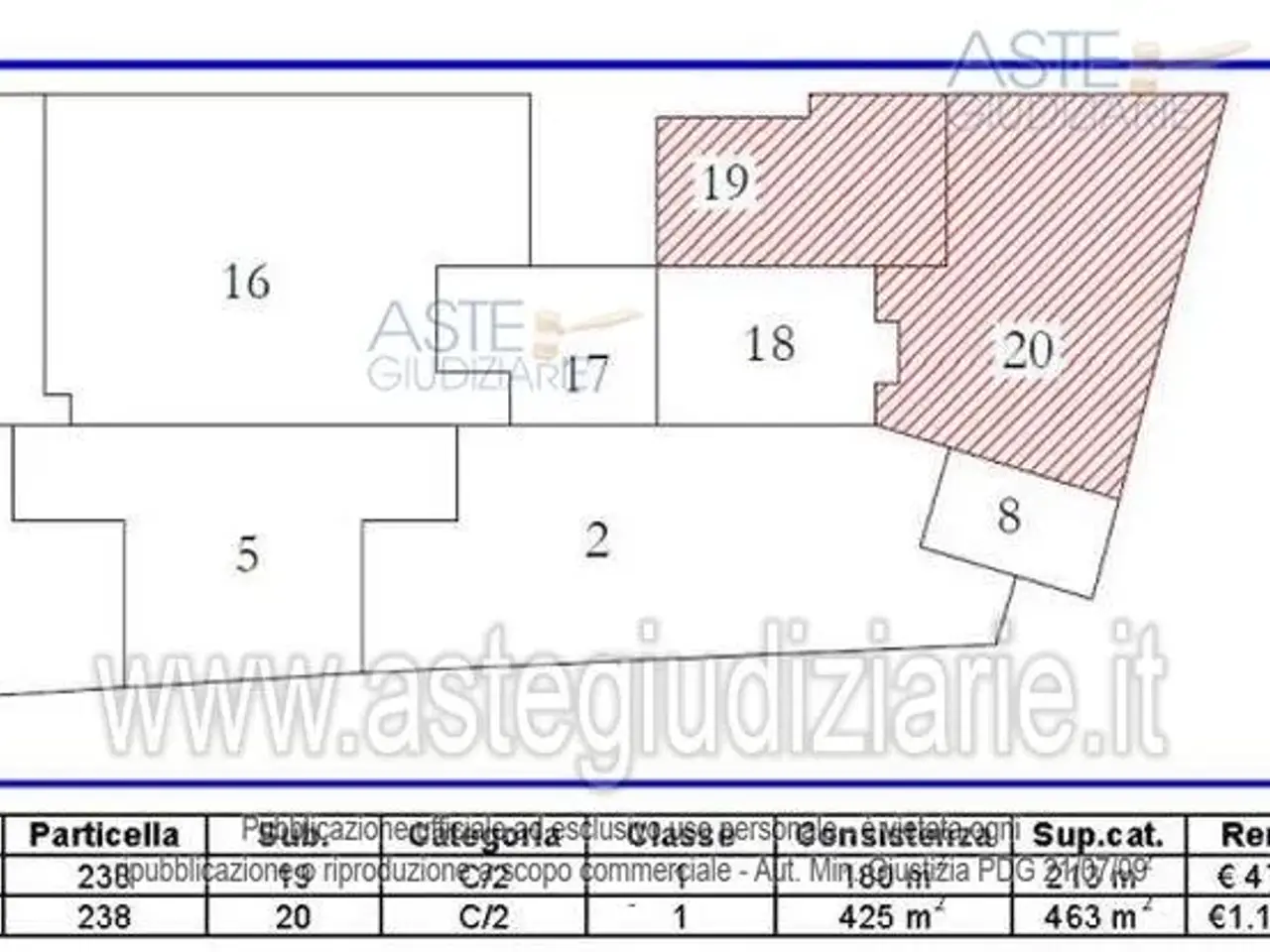 Magazzino in Via Acquaviva 1 1, Mussomeli, {3} - Planimetria 1
