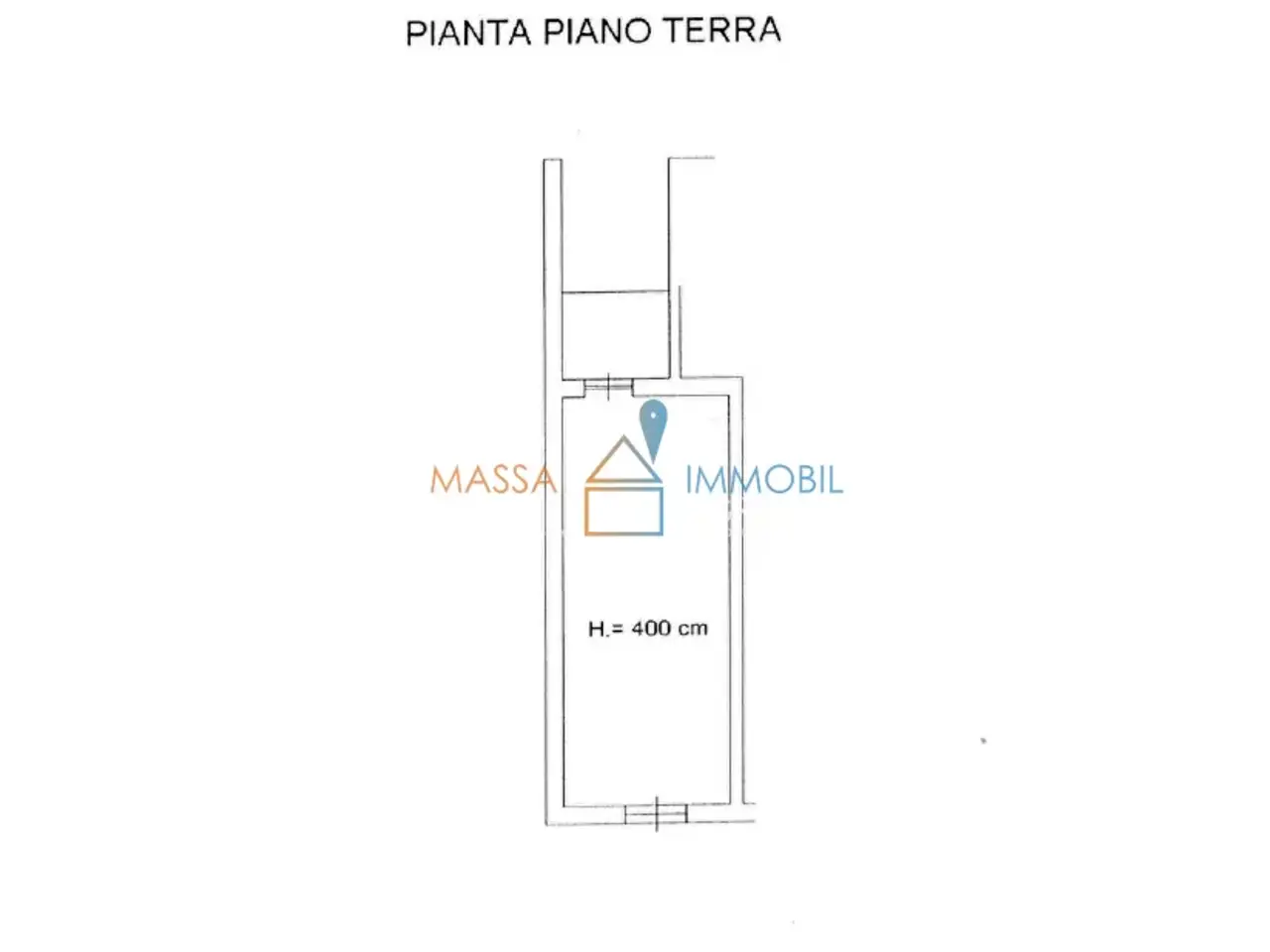 Negozio in Via Garibaldi 41a, Carrara, {3} - Planimetria 1