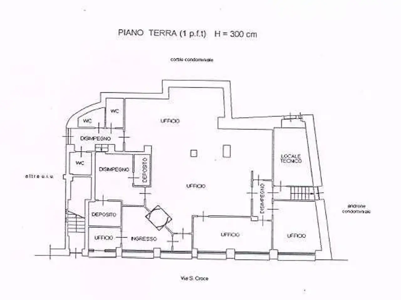 Ufficio in Via Santa Croce 19, Moncalieri, {3} - Planimetria 1