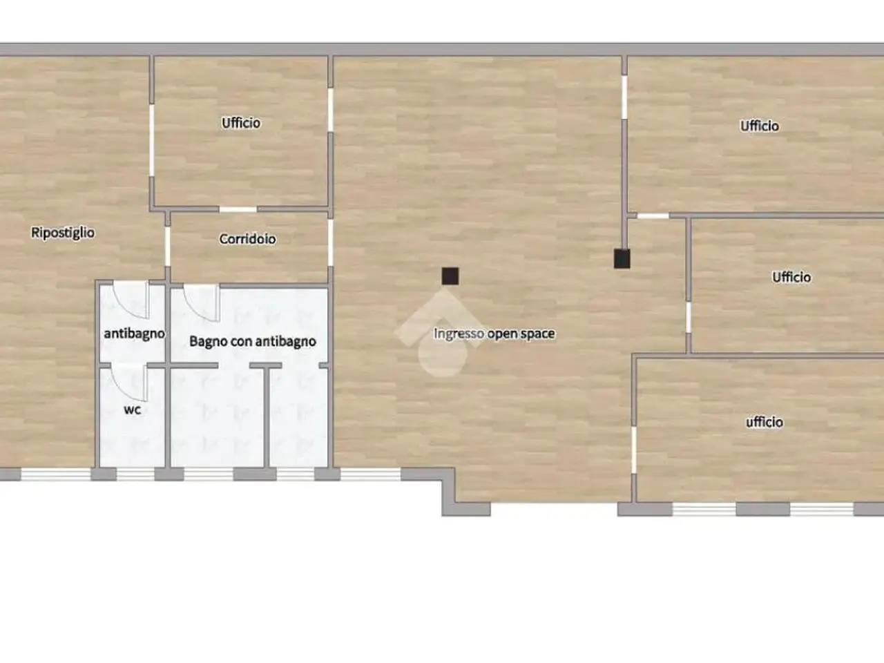 Ufficio in Via Enrico Fermi 76, Selvazzano Dentro, {3} - Planimetria 1