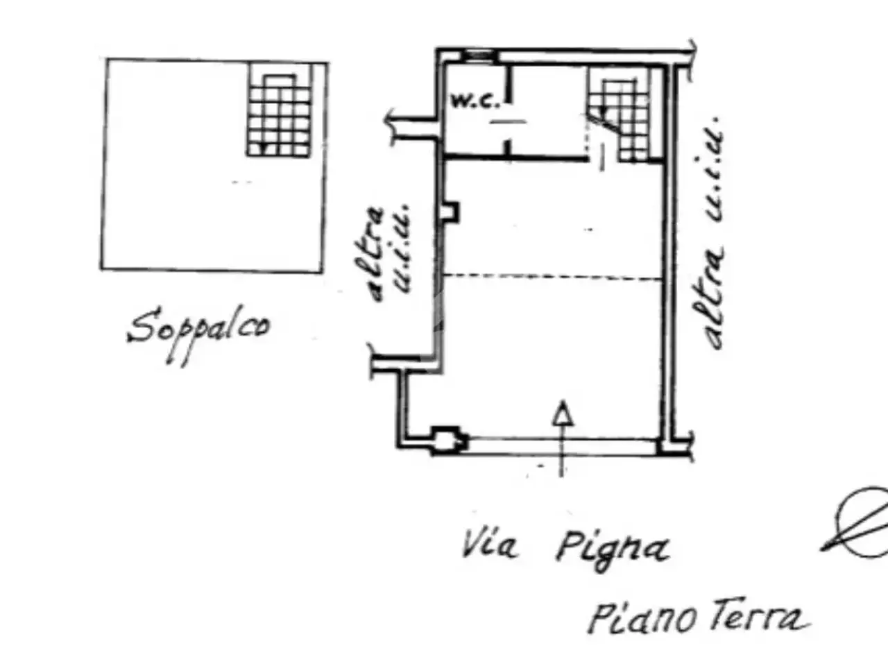 Negozio in Via Pigna 84, Napoli, {3} - Planimetria 1