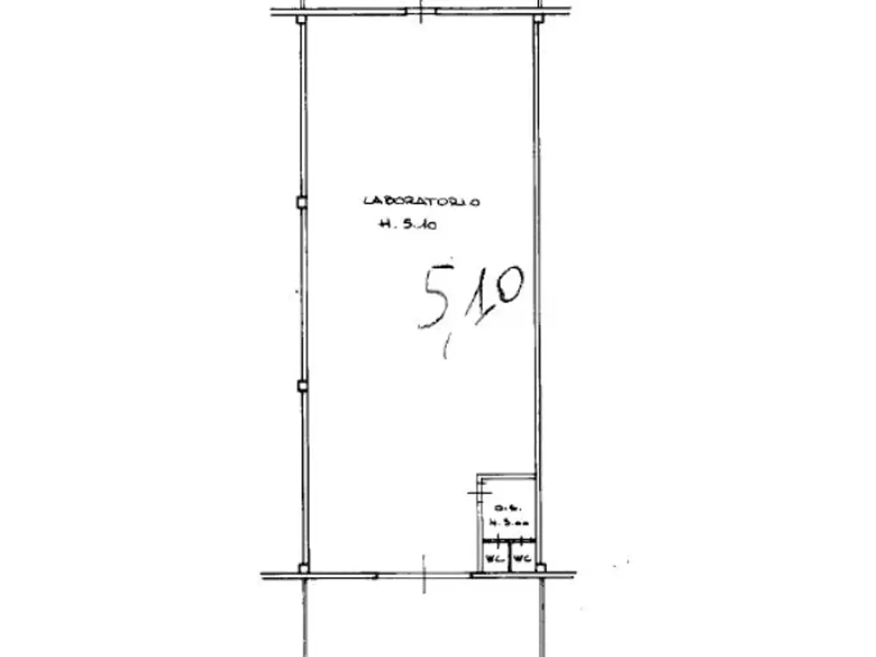 Capannone in Via dell'Artigianato, Pianengo, {3} - Planimetria 1