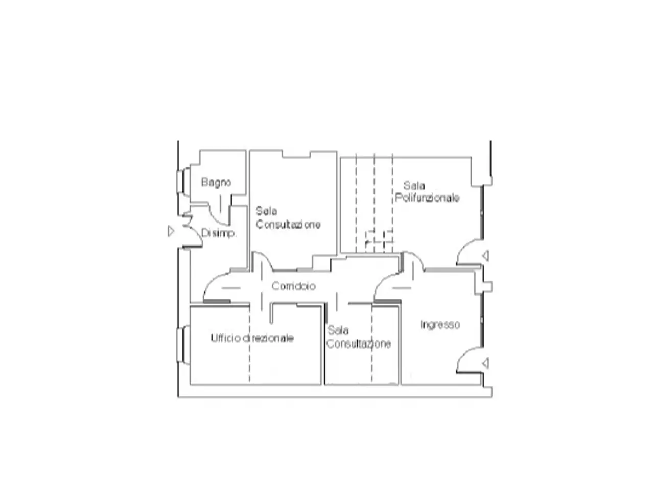 Ufficio in Via Nimis , Udine, {3} - Planimetria 1