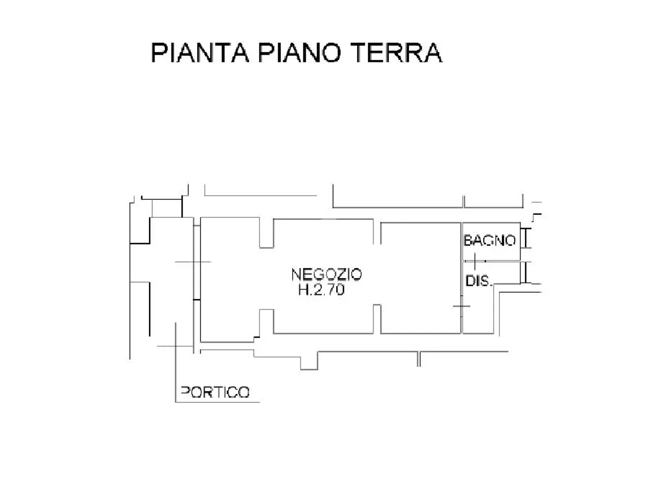 Negozio in Via V. Emanuele 1, Capriolo, {3} - Planimetria 1