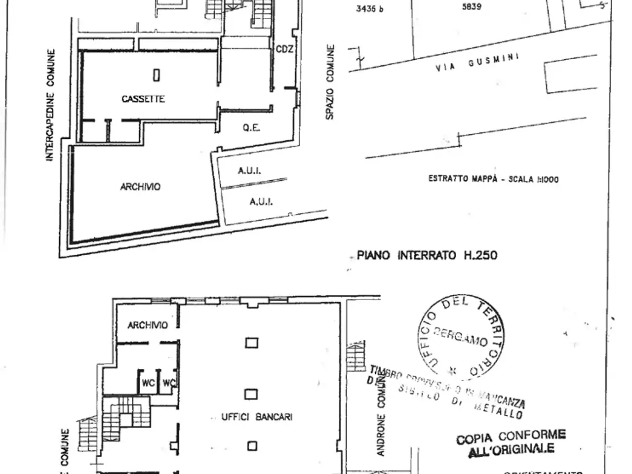 Negozio in Via Gusmini 47, Clusone, {3} - Planimetria 1