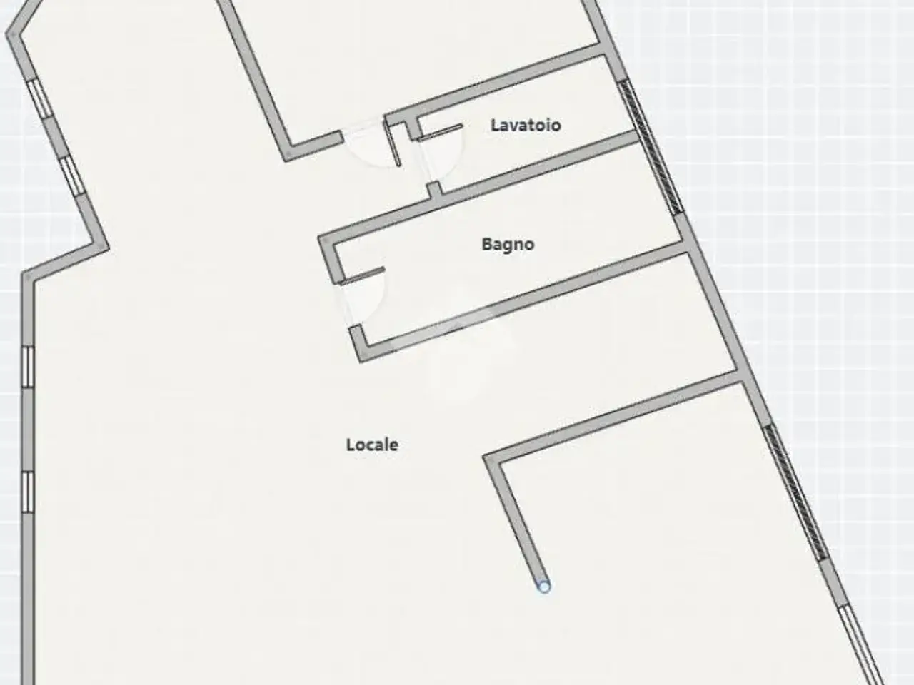 Negozio in Via Tosti 142, Cassino, {3} - Planimetria 1