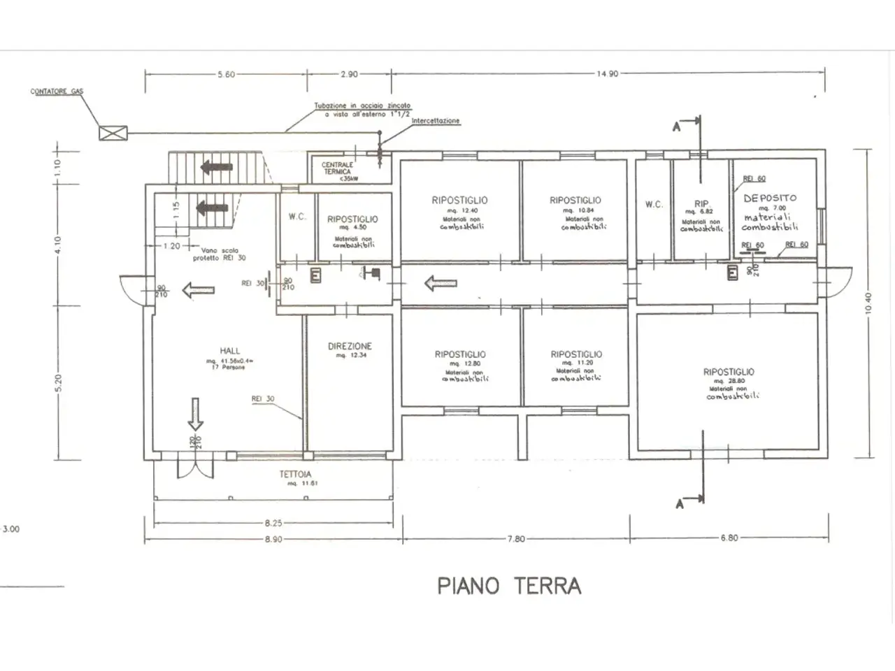Albergo in , Rimini, {3} - Planimetria 1