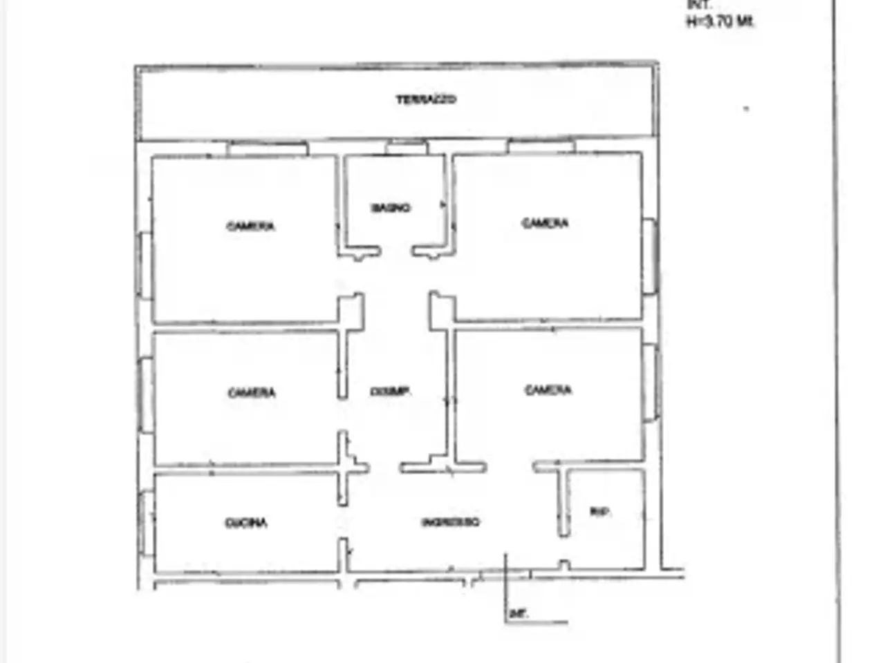 Ufficio in Viale Bruno Buozzi, Roma, {3} - Planimetria 1