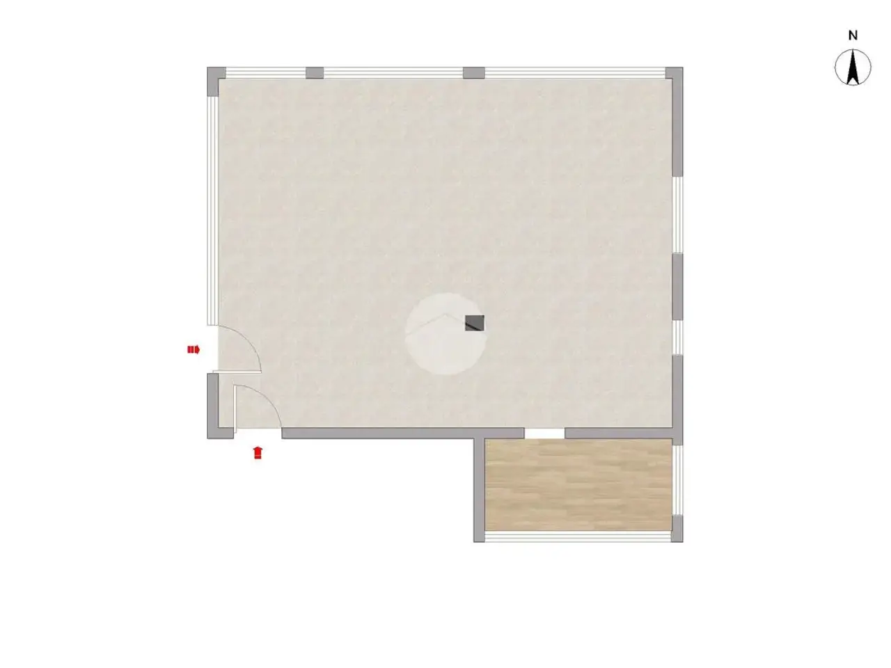 Negozio in Piazza Manzoni, Montirone, {3} - Planimetria 1