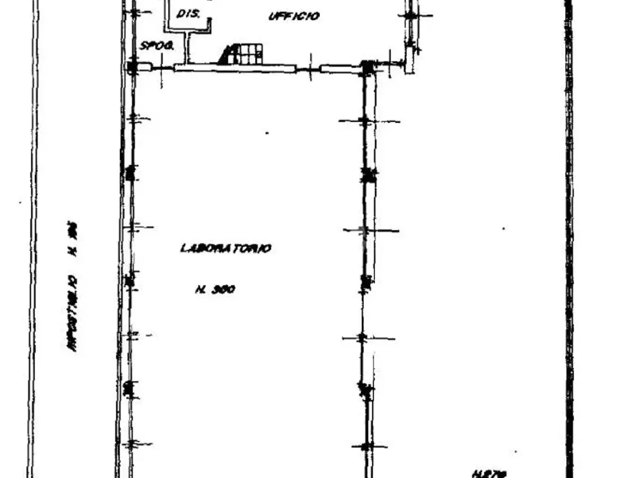 Capannone in Via Cavalieri di Vittorio Veneto, Stezzano, {3} - Planimetria 1