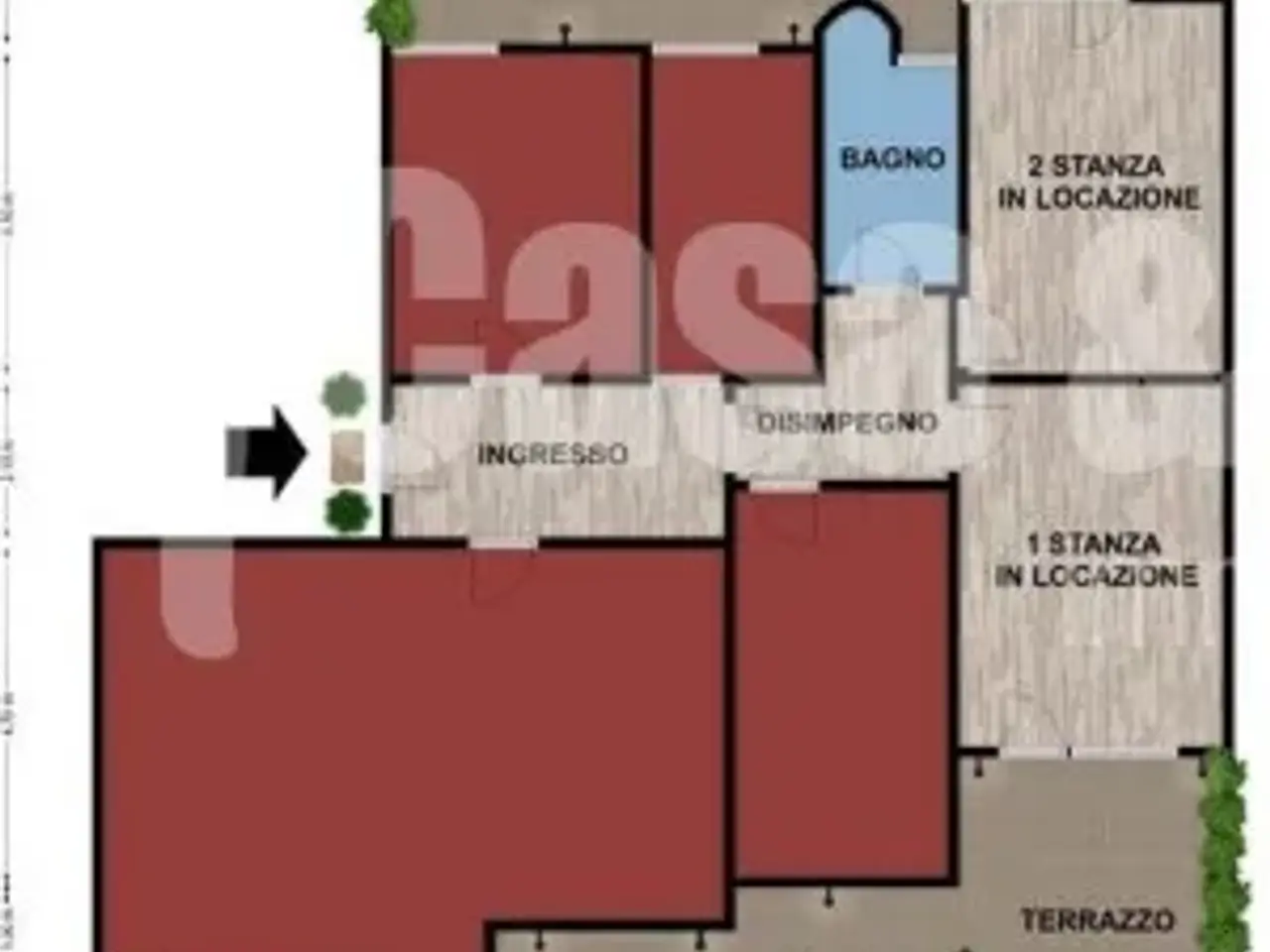 Ufficio condiviso in Viale Isacco Newton 34, Roma, {3} - Planimetria 1