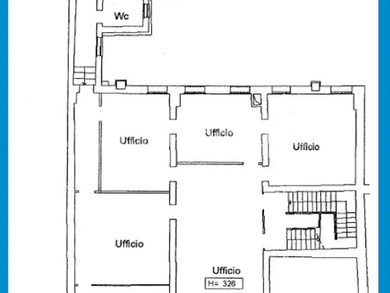 Ufficio in Via Principe Umberto, Este, {3} - Planimetria 1