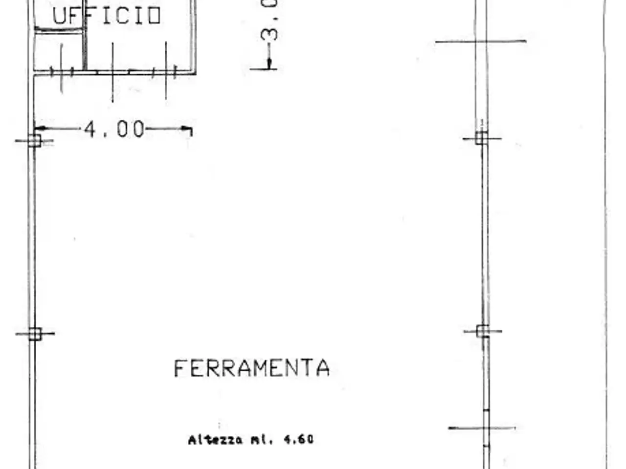 Magazzino in , Massa Lombarda, {3} - Planimetria 1