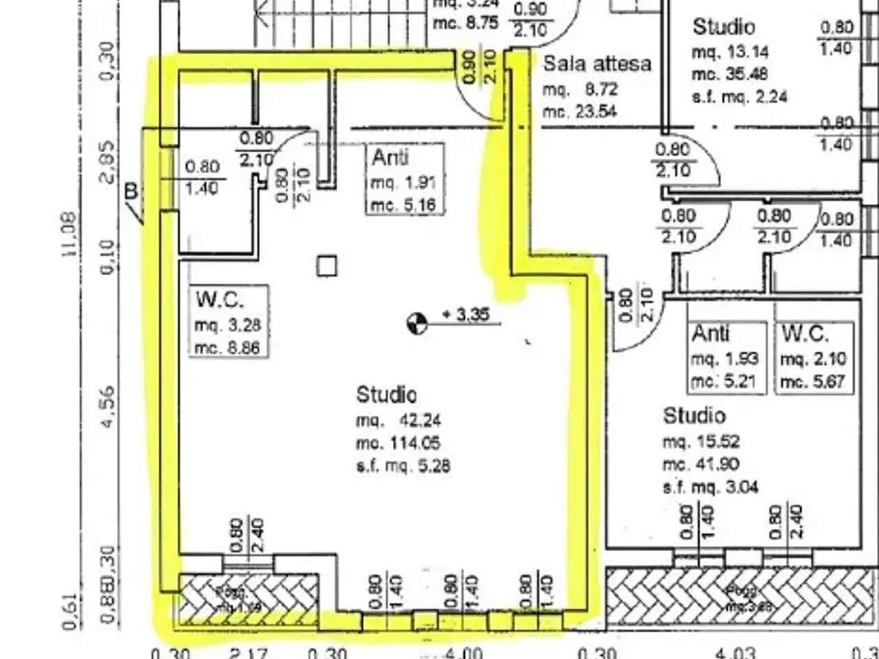 Ufficio in Via Roma, Albignasego, {3} - Planimetria 1
