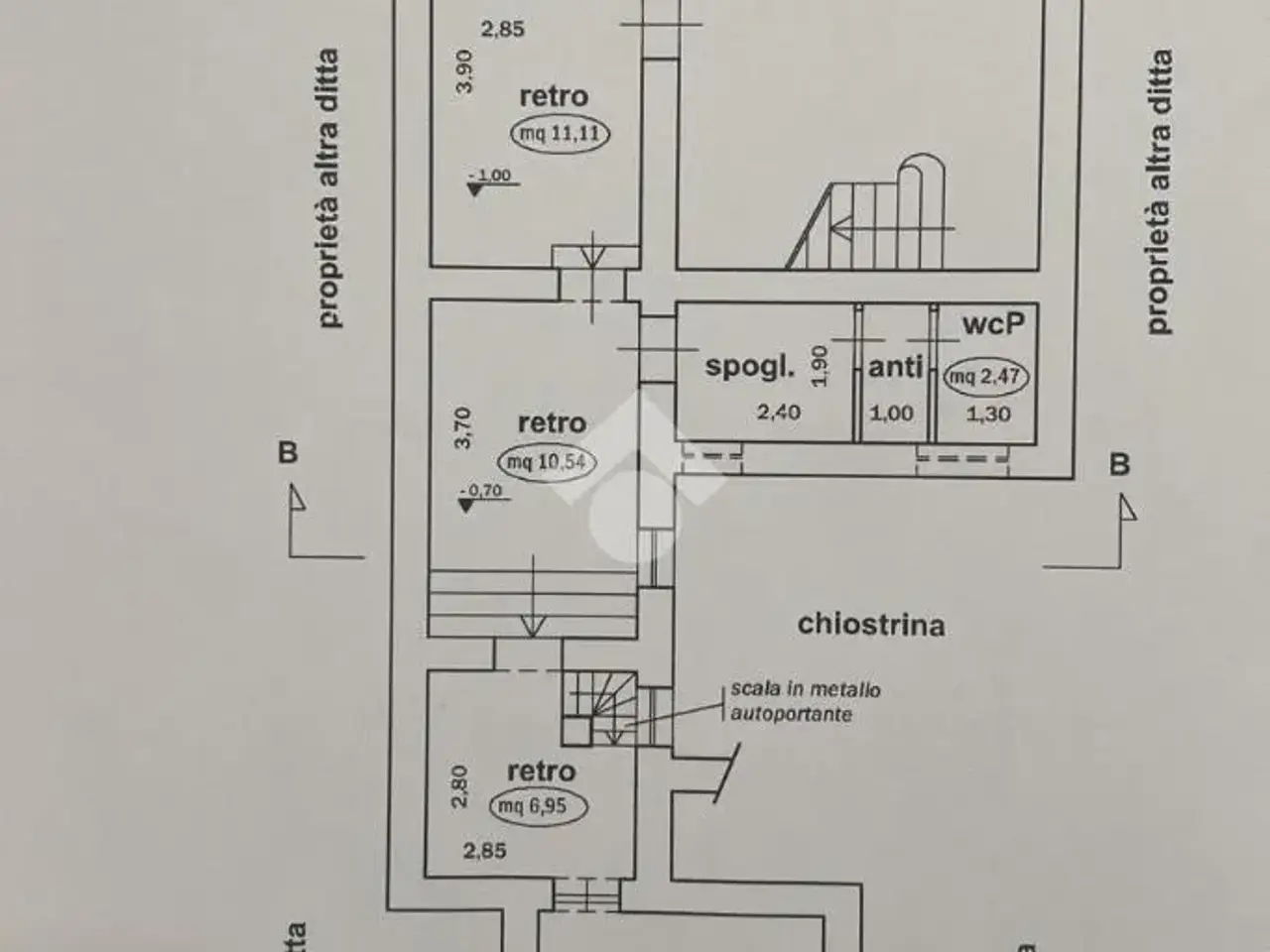 Negozio in Via G. Garibaldi 206, Messina, {3} - Planimetria 1