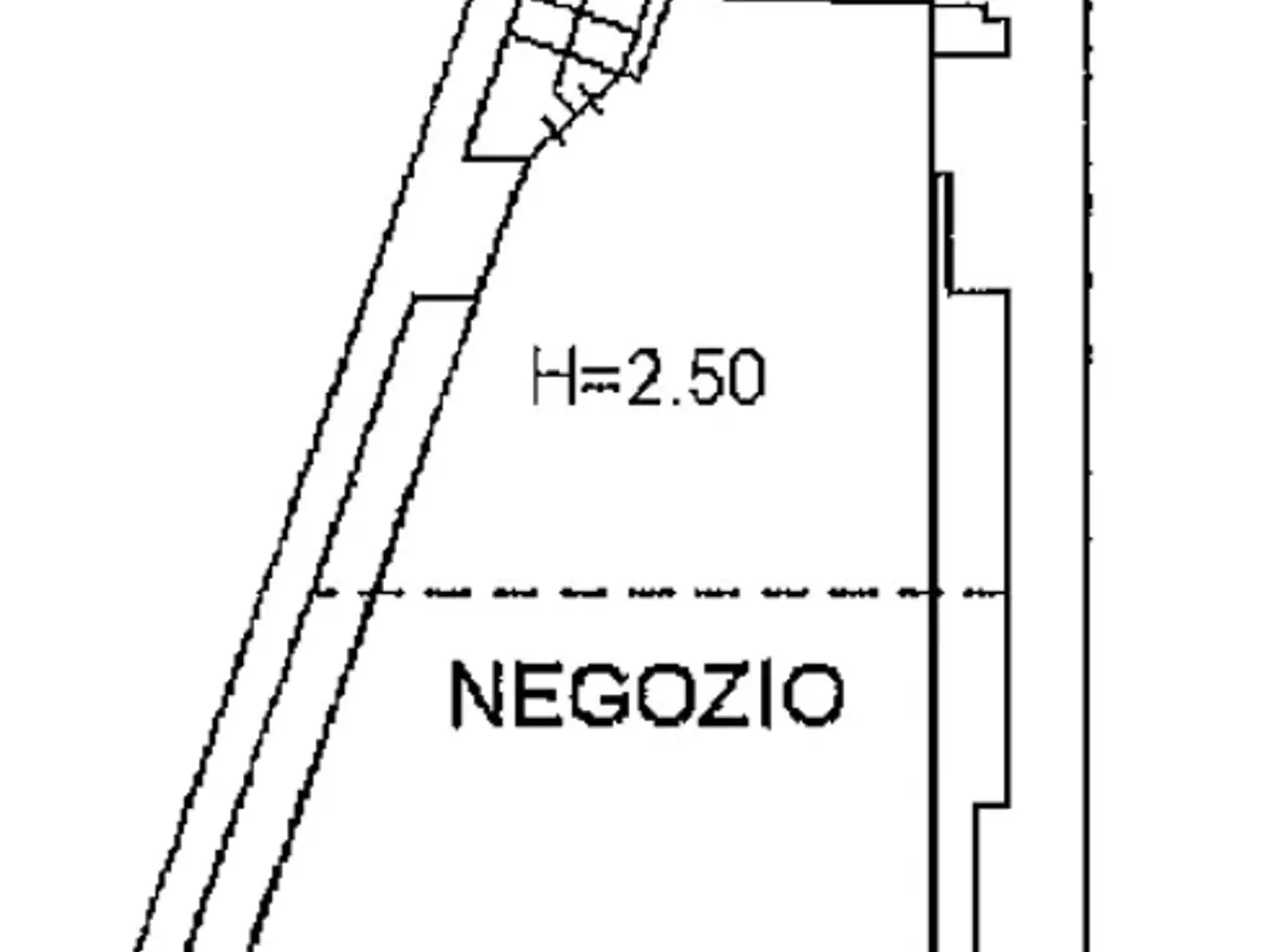 Negozio in Via Giuseppe Verdi, Padova, {3} - Planimetria 1