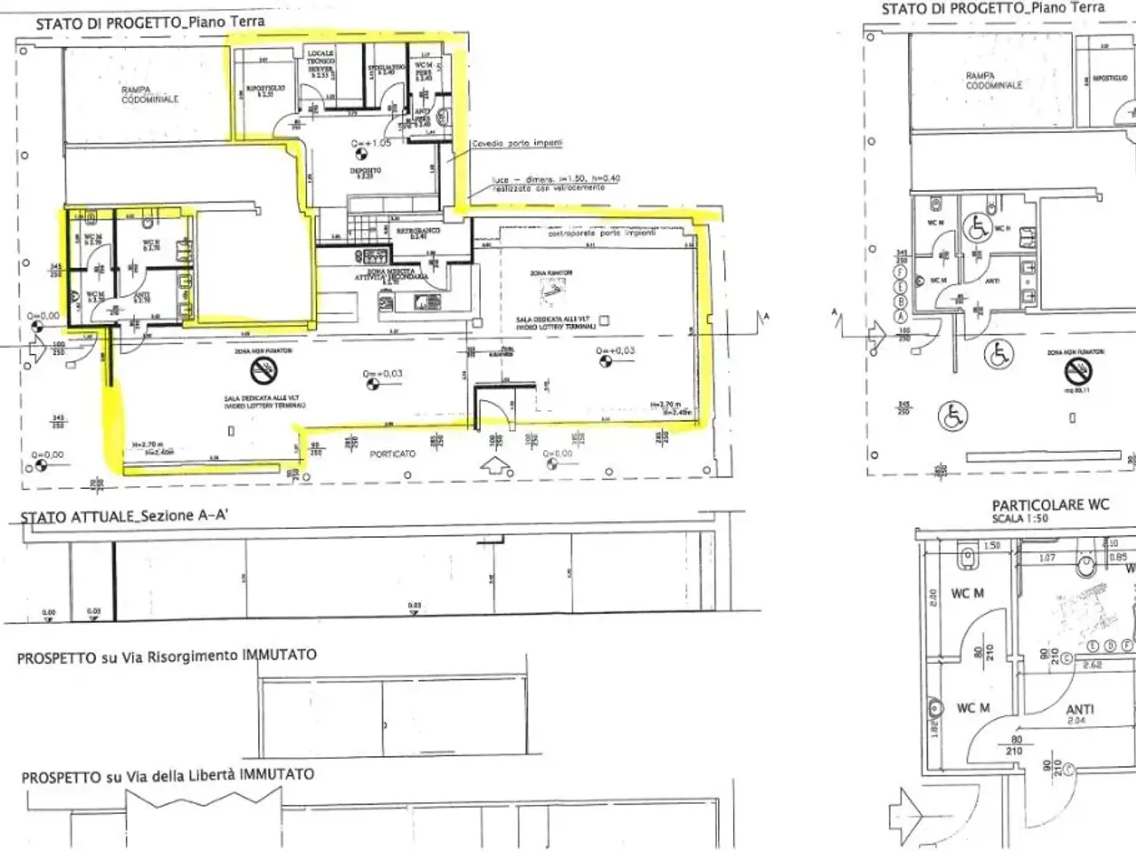 Negozio in Via Risorgimento 1, Lugo, {3} - Planimetria 1