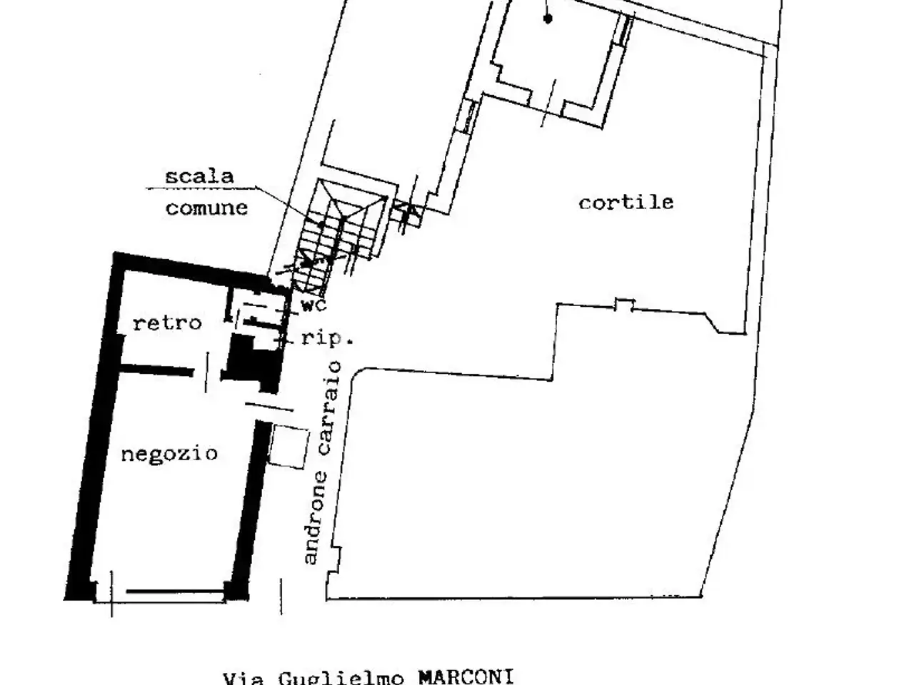 Negozio in Via G.Marconi 17, Pont Canavese, {3} - Planimetria 1