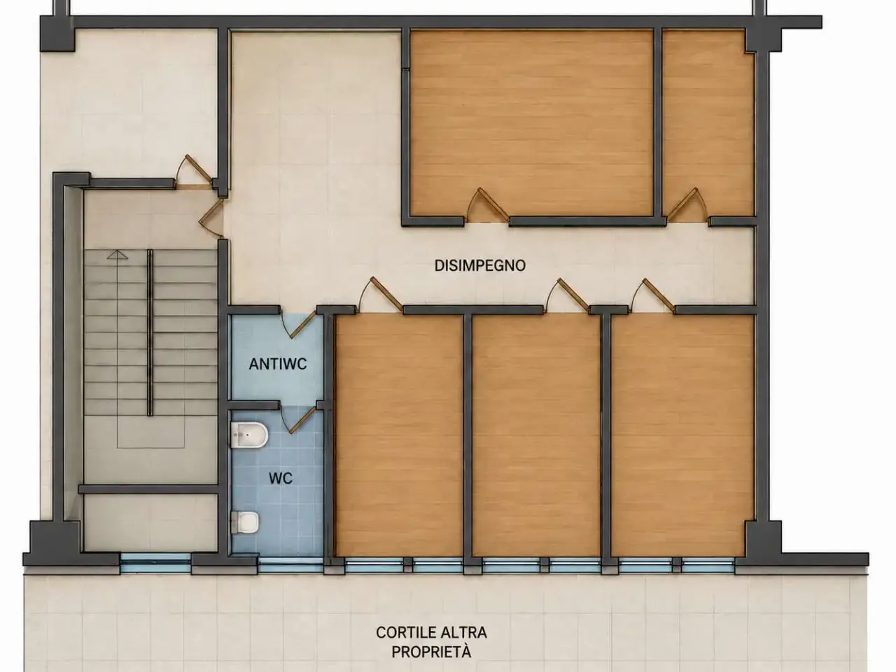 Palazzina commerciale in Via Torino 34, Cernusco Sul Naviglio, {3} - Planimetria 1