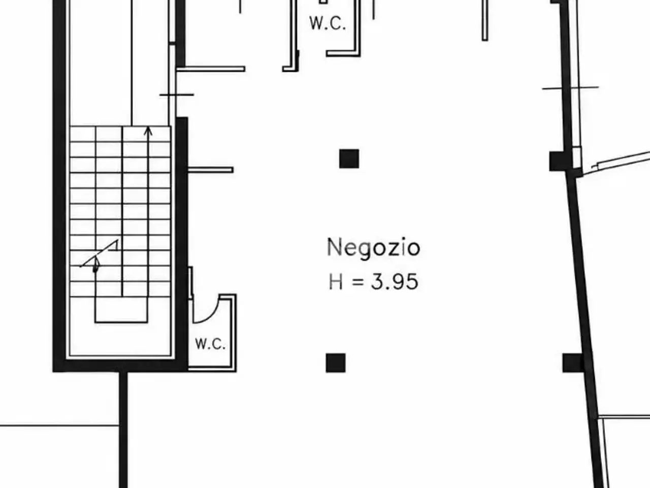 Negozio in Via Cimbardi, Cassano D'Adda, {3} - Planimetria 1